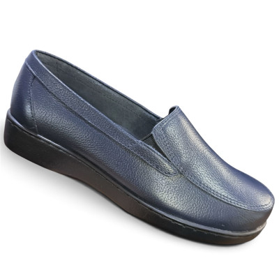 Calzado Casual de Cuero para Mujer R&oacute;mulo Ref 1089 Azul | Calzado C&oacute;modo y Ergon&oacute;mico | Tus Pasos Bogot&aacute;